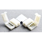 LED L konektor 4 pin 10mm 5050 RGB pre LED pásy YourLed