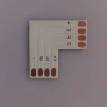 L konektor 5050 10mm 2 pin pre RGB LED pásik - bezspájkový adaptér