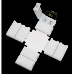 LED klipové X konektory 10mm 2 pin 5050 RGB pre LED pásiky