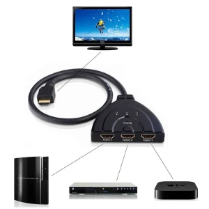HDMI prepínač 3 porty - HDMI switch 1080p pre PS3 Xbox HDTV