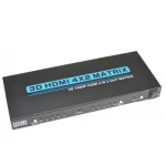 HDMI maticový prepínač 4x2 Full HD 1080p 3D s diaľkovým ovládaním