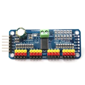 PCA9685 16-kanálový servo ovládač 12-bit PWM I2C kompatibilný s Arduino