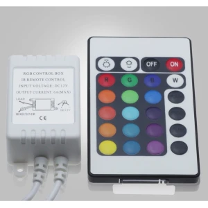 satkit RGB LED ovládač pásu s IR diaľkovým ovládaním 24 tlačidiel YourLed