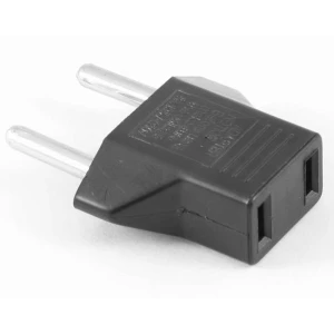 Adaptér 2-pin plochá zástrčka na európsku pre praktické a bezpečné použitie