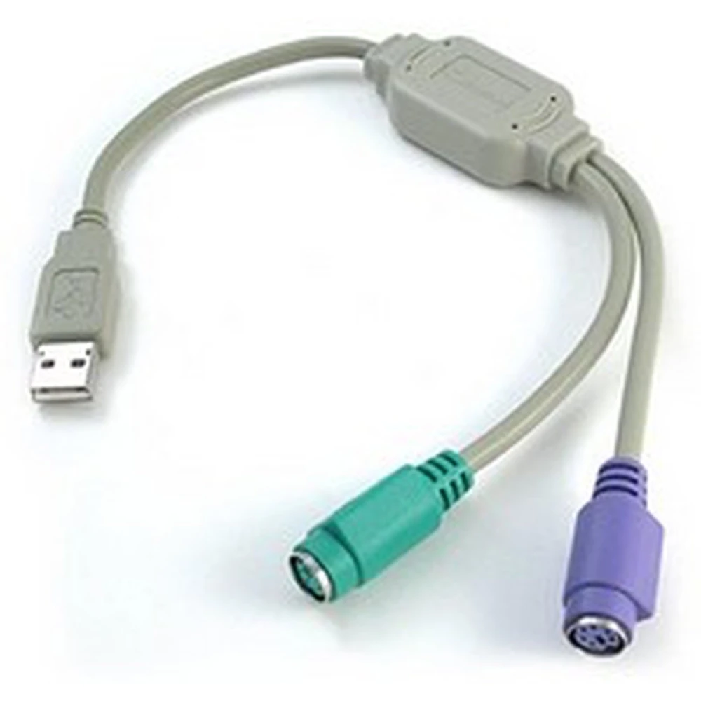 USB na PS/2 adaptér pre klávesnicu a myš - satkit