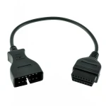GM 12-pin na 16-pin OBDII adaptér na diagnostiku vozidiel GM
