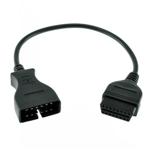 GM 12-pin na 16-pin OBDII adaptér na diagnostiku vozidiel GM