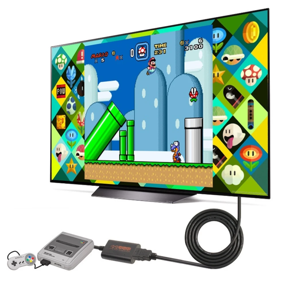 HDMI konvertor pre Nintendo N64 – adaptér pre SNES, SFC a NGC