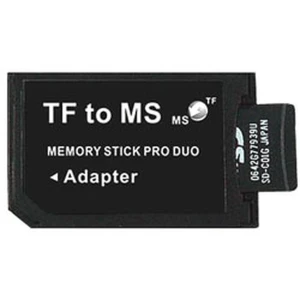 Adaptér MicroSD na Memory Stick Pro Duo kompatibilný s PSP