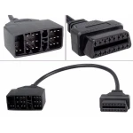 Adaptér Toyota 22 pin na OBDII 16 pin na diagnostiku auta