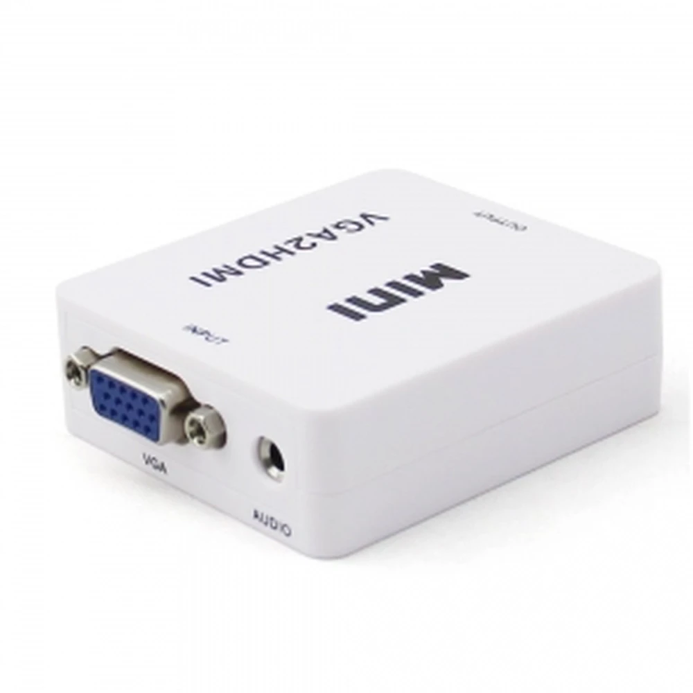 VGA na HDMI prevodník s audio na jednoduché pripojenie PC k TV