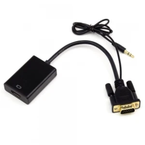 satkit VGA na HDMI konvertor s audio pre video signál a integrovaný zvuk