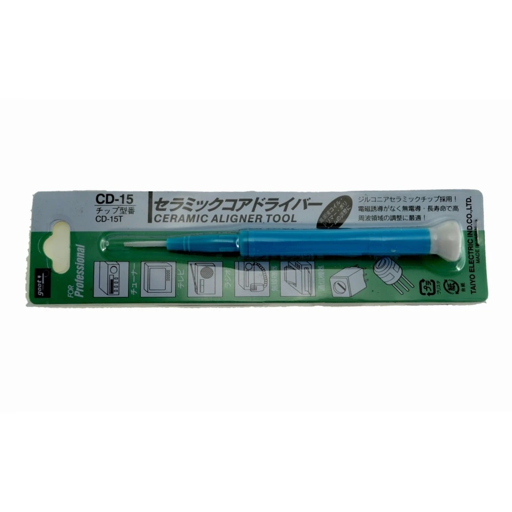 Keramický nastavovací skrutkovač pre potenciometre GOOT CD-15 1,3mmx0,4mm