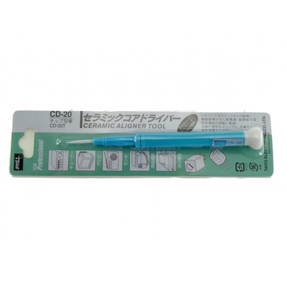 Keramický nastavovací skrutkovač pre potenciometre GOOT CD-20 1,8mmx0,4mm