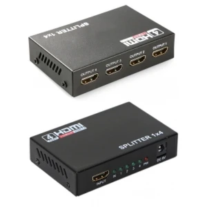HDMI rozbočovač 1x4 Full HD 1 vstup 4 výstupy kompatibilný 1080p HDTV a 3D