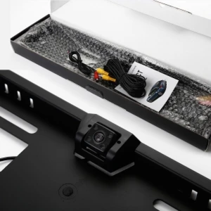 E315 4LED rámček ŠPZ s cúvacou kamerou nočné videnie do auta