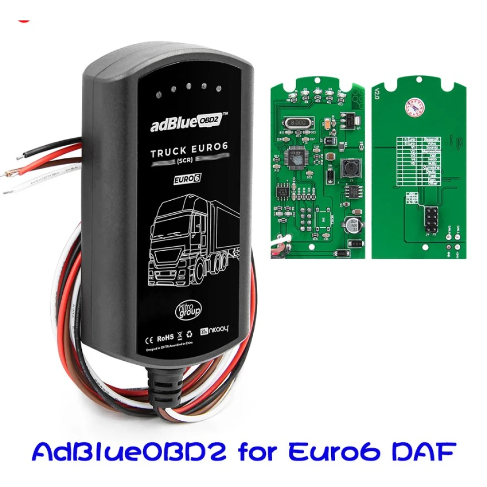 Emulátor AdBlue DAF Euro6 kompatibilný s kamiónmi DAF XF, CF a LF Euro6