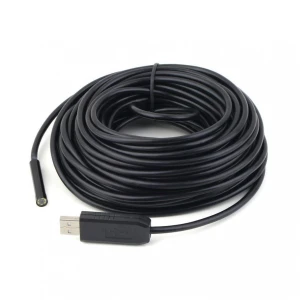 USB endoskop 10 metrov flexibilný s 7mm šošovkou a LED