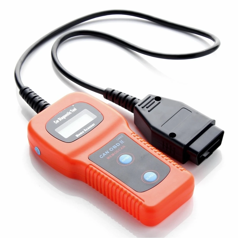 Automobilový diagnostický skener U480 OBD2 na čítanie a mazanie kódov