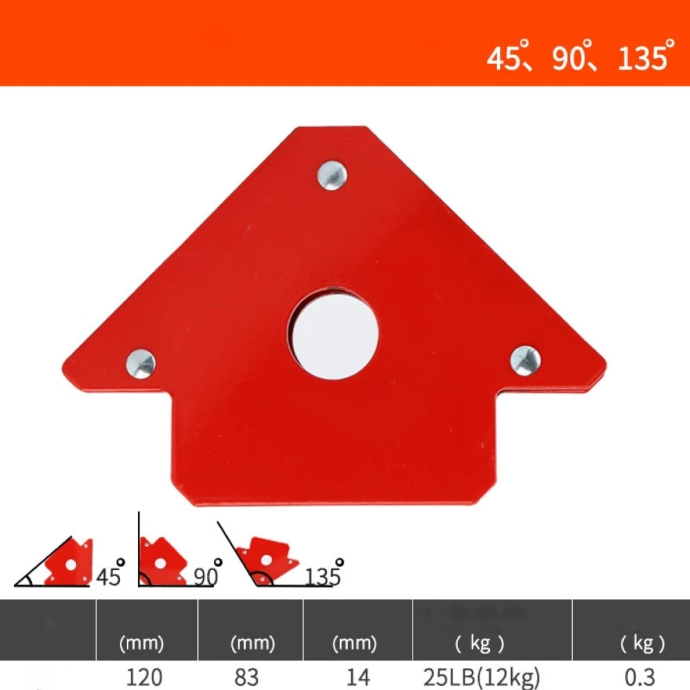 Magnetický zvárací uholník 120 mm s výkonným magnetom