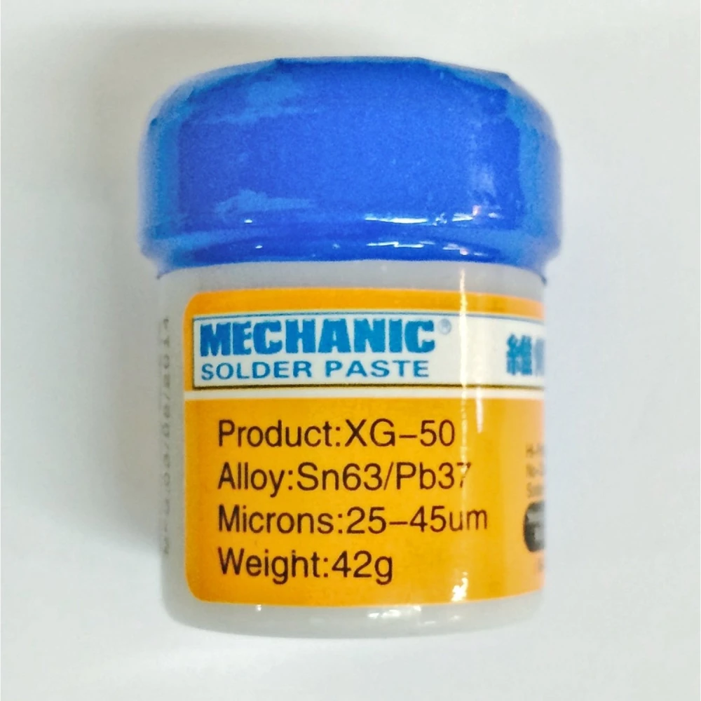 Pasta na spájkovanie Mechanic XG-50 Sn63/Pb37 (10CC - 42GR) na elektronické opravy