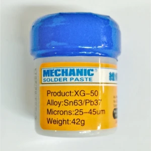 Pasta na spájkovanie Mechanic XG-50 Sn63/Pb37 (10CC - 42GR) na elektronické opravy