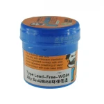 Bezolovnatá pájkovacia pasta Mechanic WQ86 50GR Sn42Bi58 na presné spájkovanie