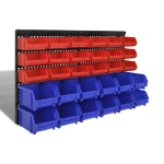 Nástenný dielenský regál s stohovateľnými boxmi TSX TOOL 32pc