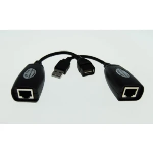 Kasens USB predlžovač cez RJ45 kábel do 50 metrov na vzdialené pripojenie