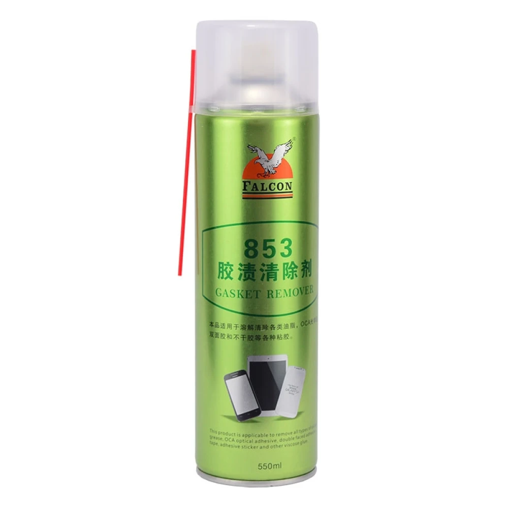 Falcon 853 odstraňovač OCA lepidla na displeje mobilov v spreji 550ml