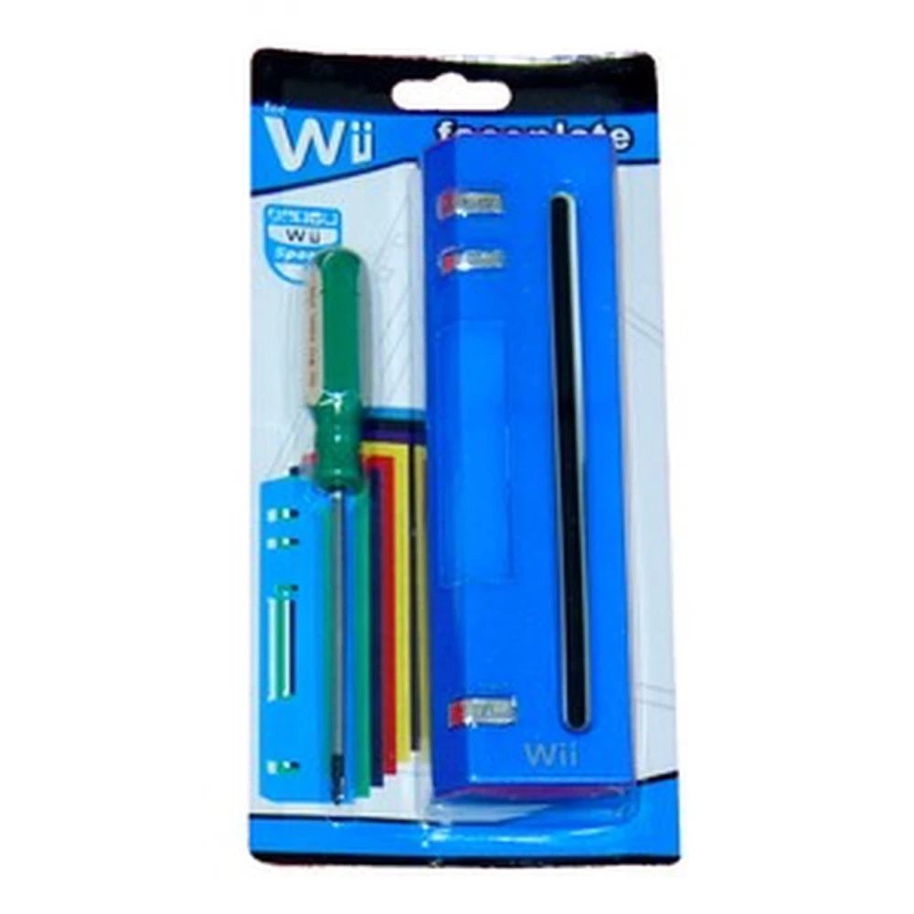 Modrý predný kryt pre Wii – náhradný diel satkit