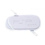 Biele puzdro na PSP Slim s popruhom pre PSP 2000 a PSP 3000