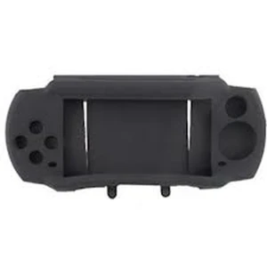 Čierne anti-shock silikónové puzdro PSP 2000 pre PSP Slim