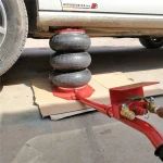 Pneumatický zdvihák 3 t s trojitým airbagom Heavy Duty na autá