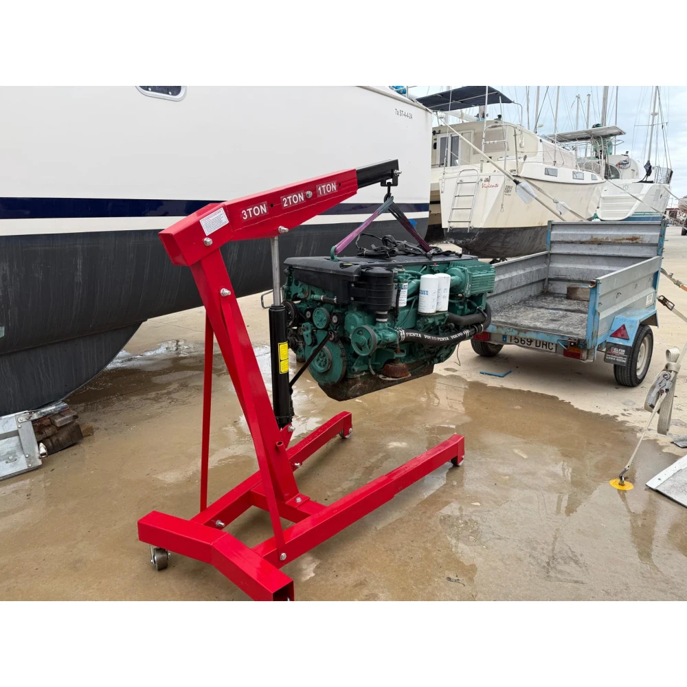 Hydraulický dielenský žeriav 3 t na zdvíhanie motorov a ťažkých strojov