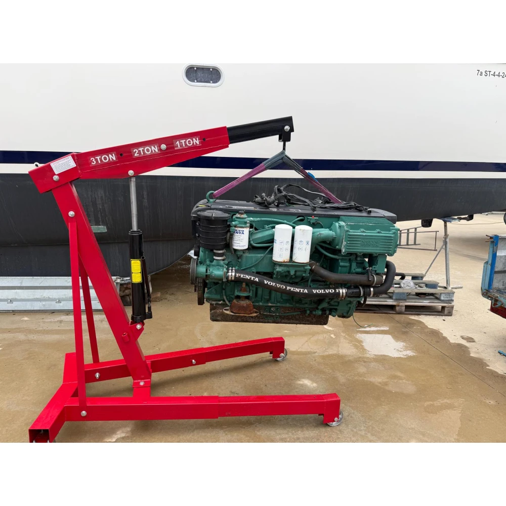Hydraulický dielenský žeriav 3 t na zdvíhanie motorov a ťažkých strojov