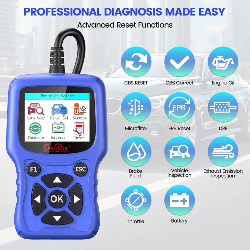 Diagnostika OBD2 BMW Creator C420 pre BMW a Mini s pokročilými funkciami