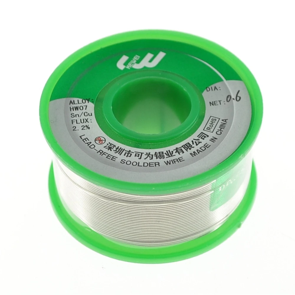 Bezolovnatý pájkovací drôt 0.8 mm Sn99 Ag0.3 Cu0.7, 100 g