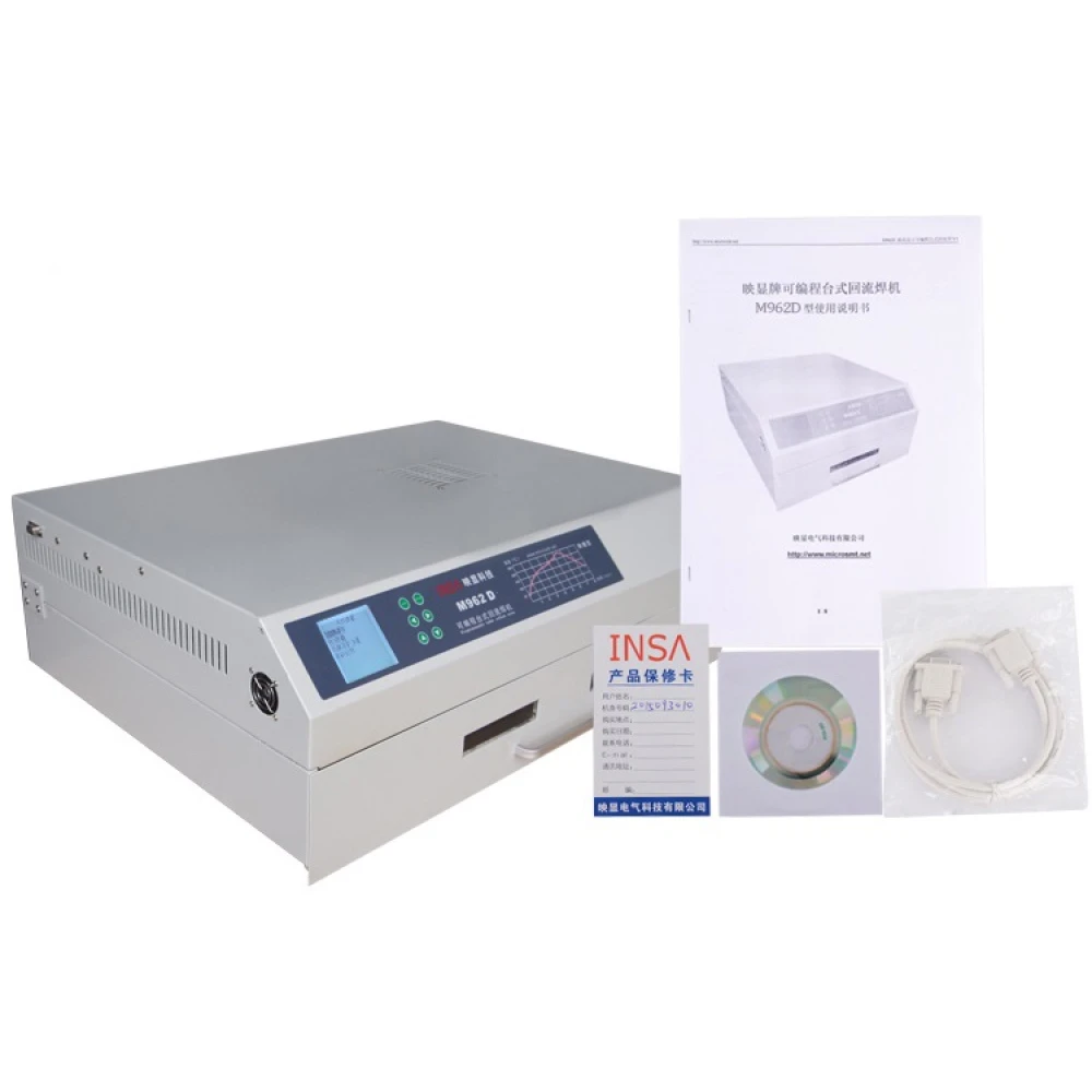 Infračervená reflow pec INSA M962D s automatickým riadením