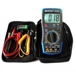 Hp-760b HoldPeak digitálny multimeter 20A LED HFE °C Ohm V