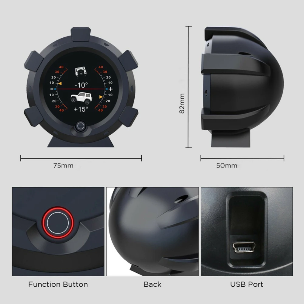 Multifunkčný sklonomer Autool X95 s multiosovým gyroskopom a GPS