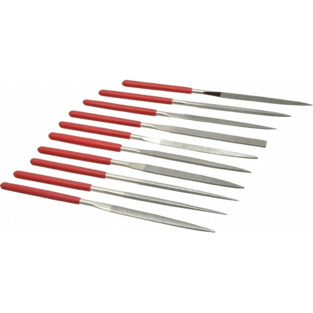 Sada 10 mini pilníkov 140x3mm na presnú prácu v elektronike
