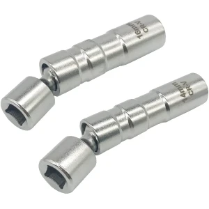 Sada 2 flexibilných magnetických nástrčných kľúčov na sviečky 14 mm a 16 mm TSX TOOL