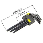 Dlhé imbusové kľúče s guľôčkou 9 ks 1,5-10mm do auta a motorky