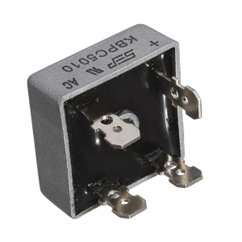 KBPC5010 mostík usmerňovača 1000V 50A so svorkami 6,4x0,8mm pre elektroniku