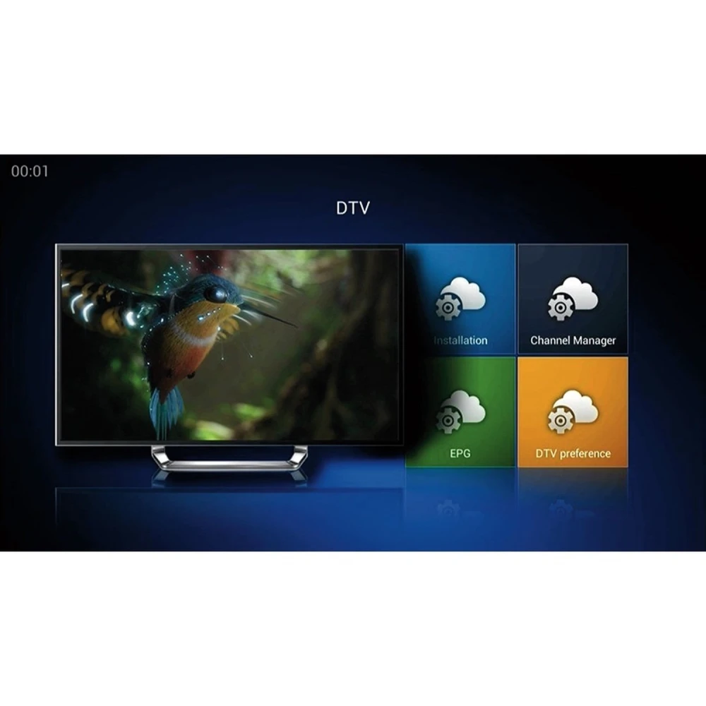 Kii Pro DVB-S2/DVB-T2 Android TV Box 2GB/16GB 4K