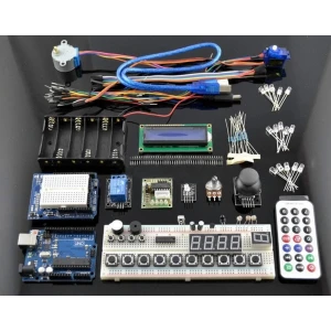 Arduino štartovací kit s kompatibilným Arduino Uno pre začiatočníkov