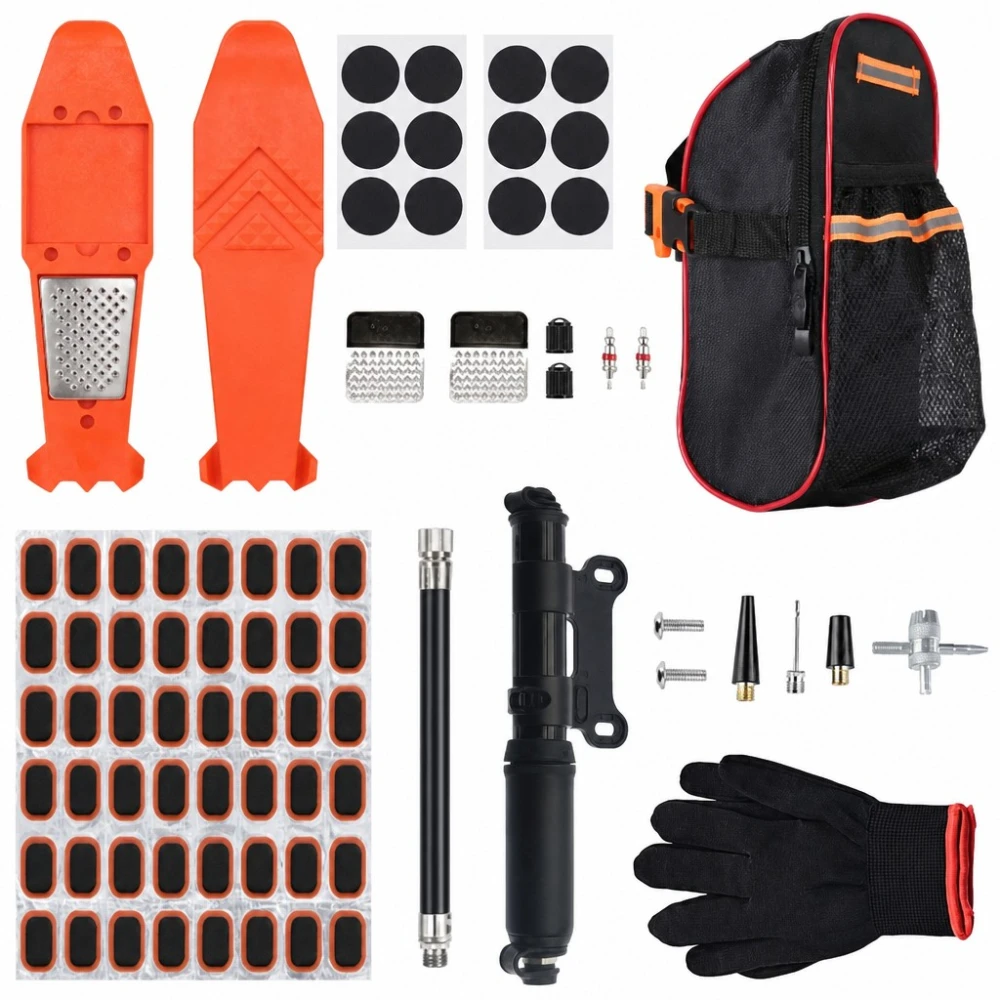 Sada na opravu defektov pneumatík Moto Bicykel 81 dielov Knôty Dierovač Tubeless