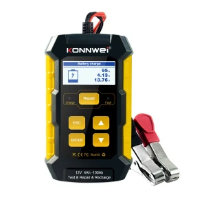 Konnwei KW510 tester batérie 12V s diagnostikou 3 v 1