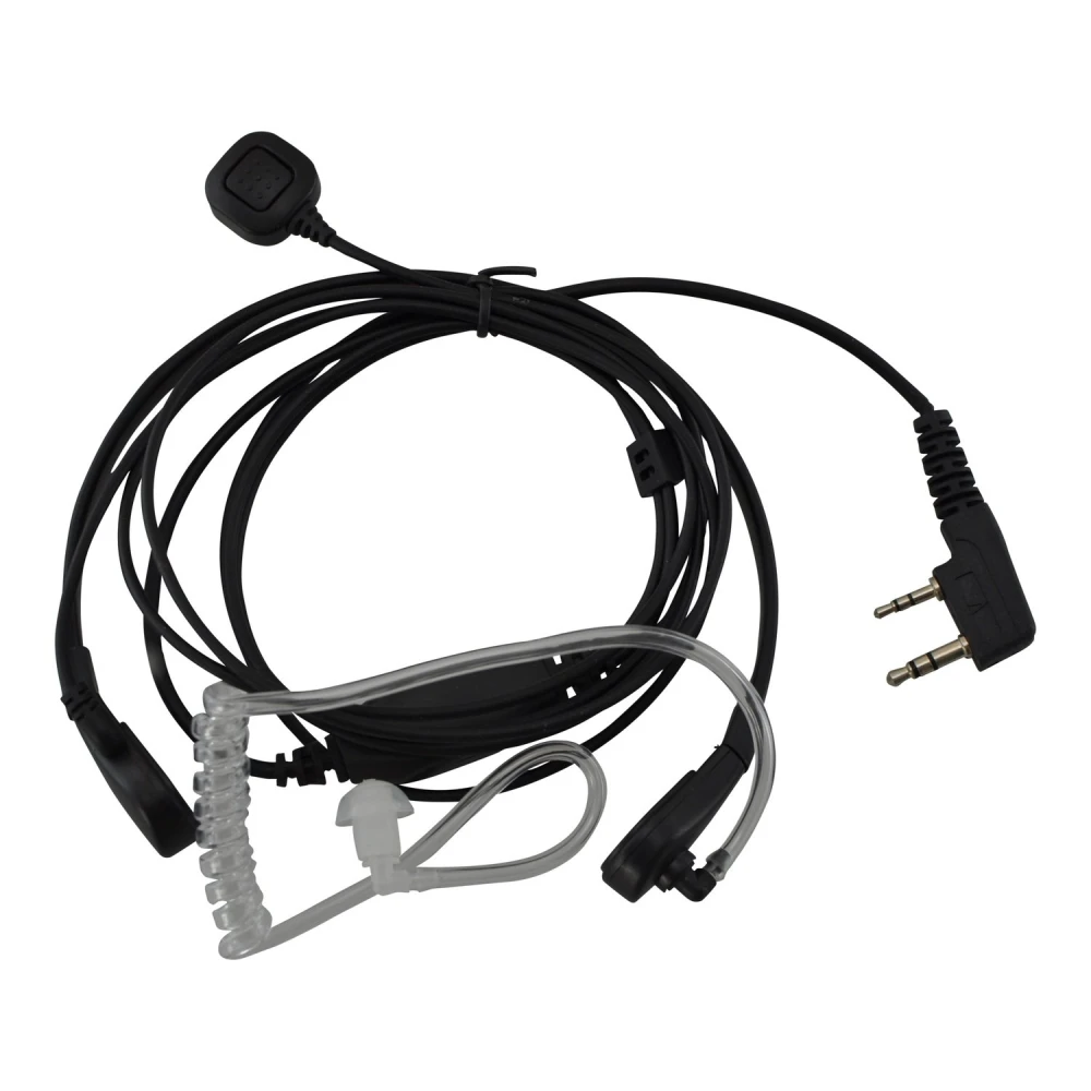 Hrdlový mikrofón pre walkie talkie Baofeng dvojpin s PTT